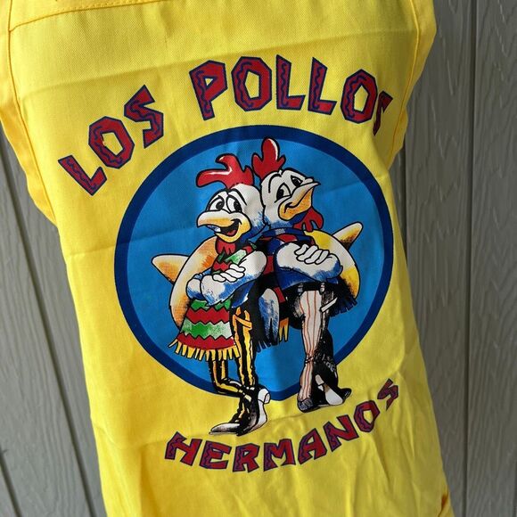 2015 Breaking Bad 'Los Pollos Hermanos" Restaurant Apron Adult Size Brand New - Picture 3 of 6